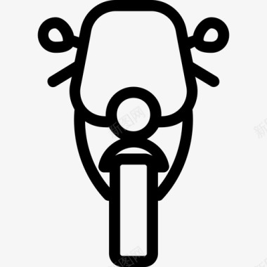 重型自行车摩托车运动自行车图标图标