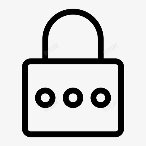 安全密码访问保持图标svg_新图网 https://ixintu.com 保持 安全 安全密码 访问 货币关闭 锁定