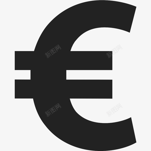 欧元标志买入货币图标svg_新图网 https://ixintu.com 买入 价格 卖出 欧元标志 货币