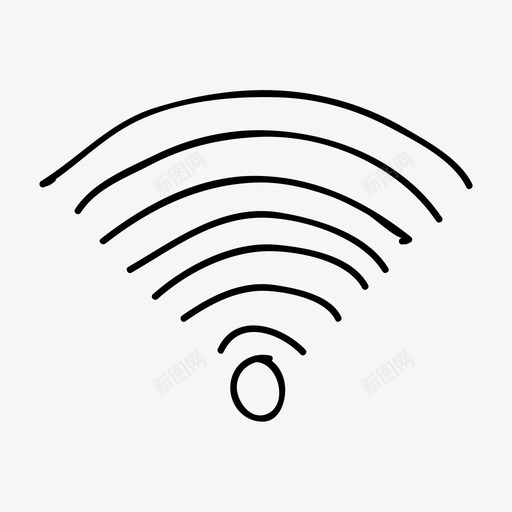 wifi通信无线图标svg_新图网 https://ixintu.com wifi 无线 通信 酒店
