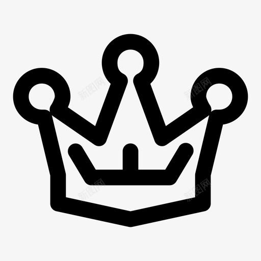 皇冠城堡国王图标svg_新图网 https://ixintu.com 国王 城堡 王后 皇冠