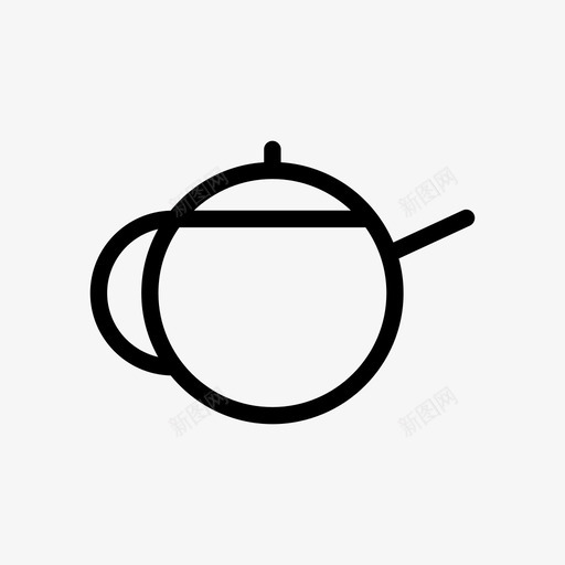 水壶壶茶壶图标svg_新图网 https://ixintu.com 壶 水壶 短住公寓 茶壶