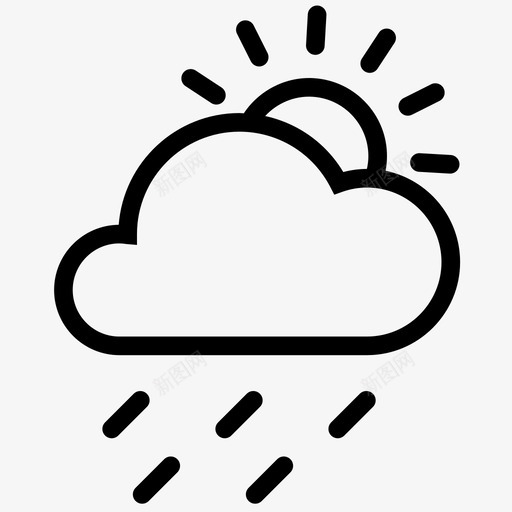 Cloud Sun Rainhardsvg_新图网 https://ixintu.com Cloud Sun Rainhard