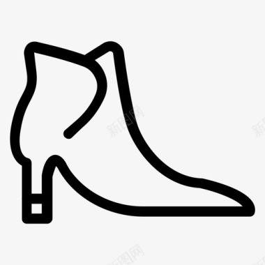 鞋类靴子鞋跟图标图标