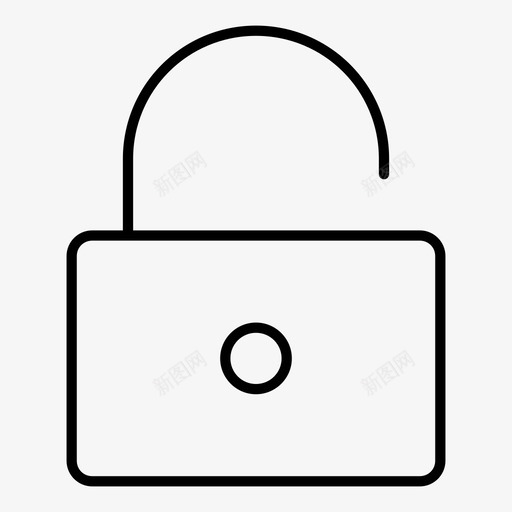 挂锁解锁密码受保护图标svg_新图网 https://ixintu.com 受保护 安全 密码 挂锁解锁