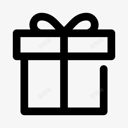 礼物生日礼物盒子图标svg_新图网 https://ixintu.com 庆祝 生日礼物 盒子 礼物 货币