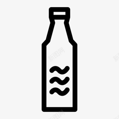 奶瓶奶制品饮料图标图标