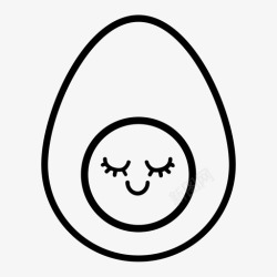 漂亮蛋漂亮蛋煮蛋内容图标高清图片