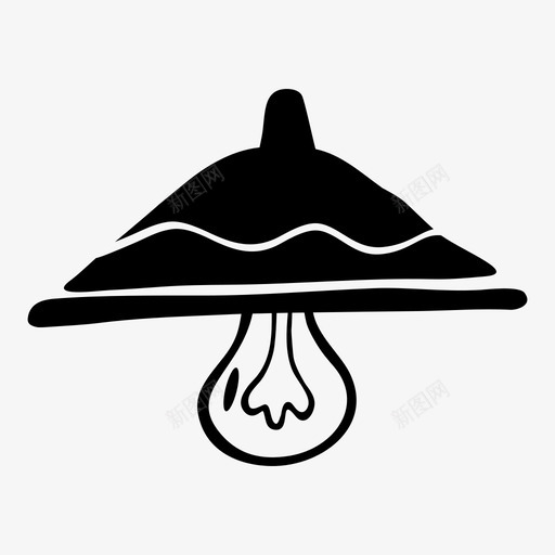 灯泡灯图标svg_新图网 https://ixintu.com 灯 灯泡