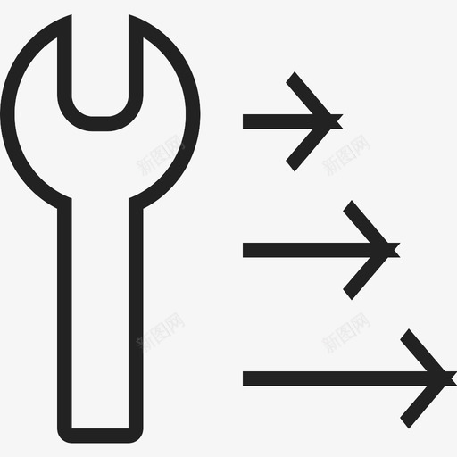 wrench02svg_新图网 https://ixintu.com wrench02