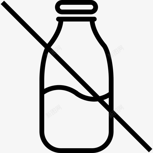 过敏原牛奶过敏原饮料图标svg_新图网 https://ixintu.com 过敏原 过敏原牛奶 食物 食物过敏原线概述 饮料