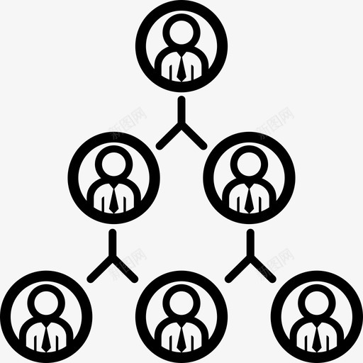 组织图表金字塔图标svg_新图网 https://ixintu.com 业务线 图表 组织 结构 金字塔