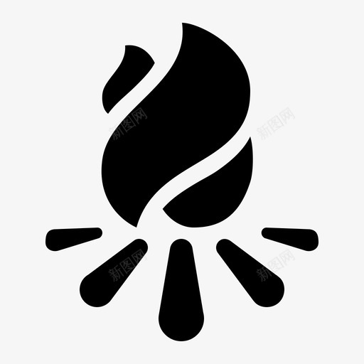 bonfiresvg_新图网 https://ixintu.com bonfire 篝火，营火