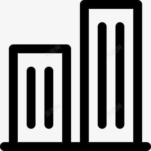 摩天大楼建筑商业图标svg_新图网 https://ixintu.com 商业 地区 城市 建筑 房地产 摩天大楼