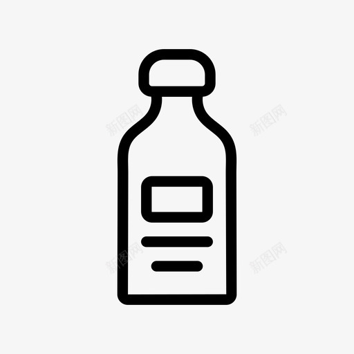 橄榄油瓶子烹饪图标svg_新图网 https://ixintu.com 橄榄油 烹饪 玻璃 瓶子
