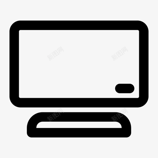 电脑桌面显示器图标svg_新图网 https://ixintu.com 技术 显示器 桌面 电影关闭加粗 电脑