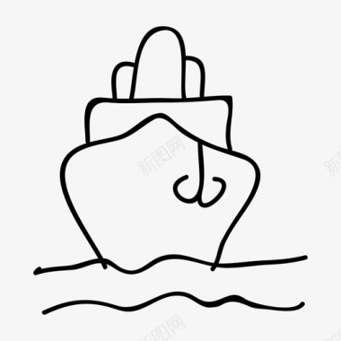 船标志轮船图标图标