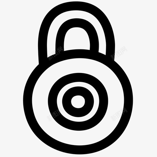锁具保险箱图标svg_新图网 https://ixintu.com 保险箱 锁具