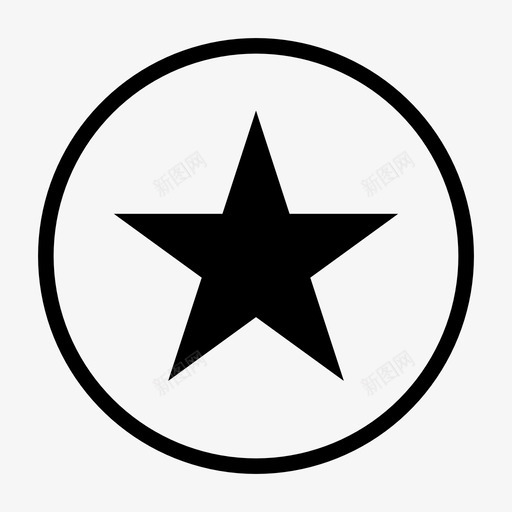 星星按钮图标svg_新图网 https://ixintu.com 按钮 星星