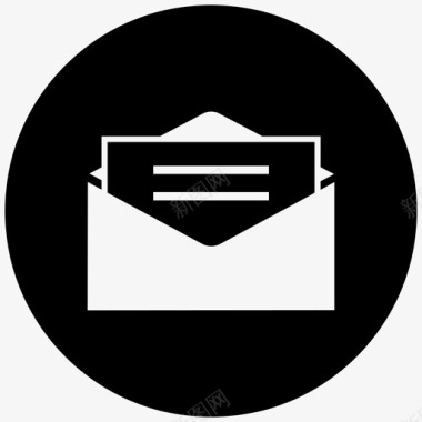 电子邮件问候语信件图标图标