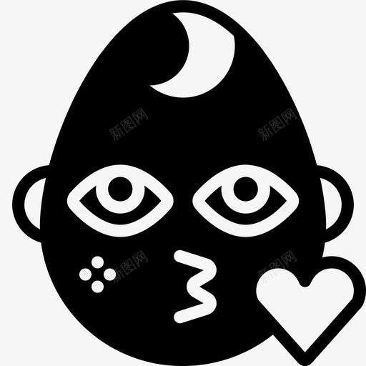 亲吻男婴表情图面部表情表情立体感图标svg_新图网 https://ixintu.com 亲吻男婴表情图 表情立体感 面部表情