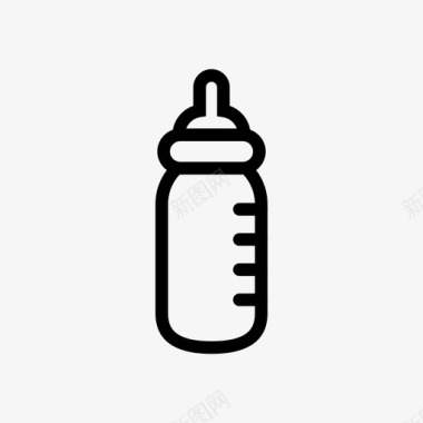 婴儿奶瓶婴儿食品饮料图标图标