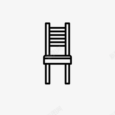 餐椅家具座椅图标图标