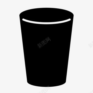 杯子饮料空的图标图标