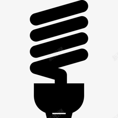 环保灯泡电能源图标图标