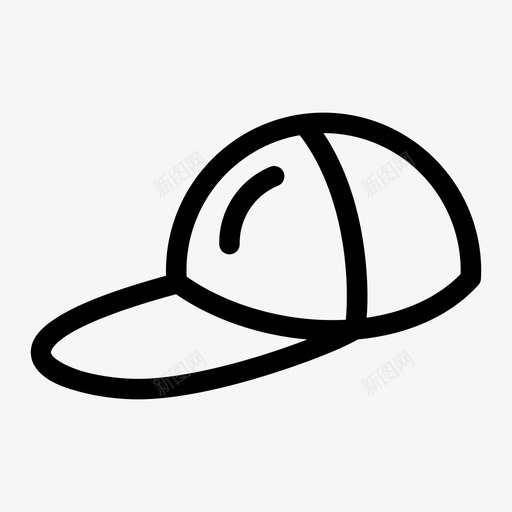 帽子棒球帽皮帽子图标svg_新图网 https://ixintu.com 学校帽 帽子 棒球帽 皮帽子