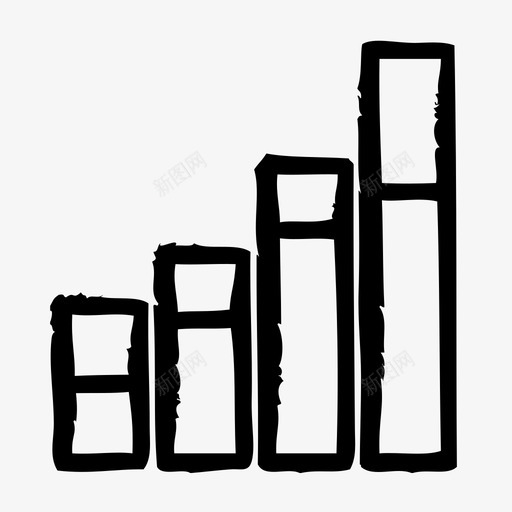 柱状图教育实验图标svg_新图网 https://ixintu.com 学习 学校 实验 教育 柱状图 科学 素描2