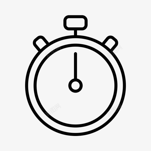 秒表运动健身图标svg_新图网 https://ixintu.com 健身 私人教练 秒表 计时器 运动