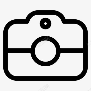 照相机摄影基本用户界面图标图标
