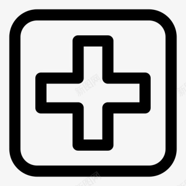医疗十字架医生图标图标
