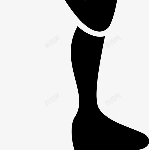 伸展腿运动健身图标svg_新图网 https://ixintu.com 伸展腿 健身 健身练习实心 手臂和腿部伸展运动瑜伽 美腿 股四头肌 运动
