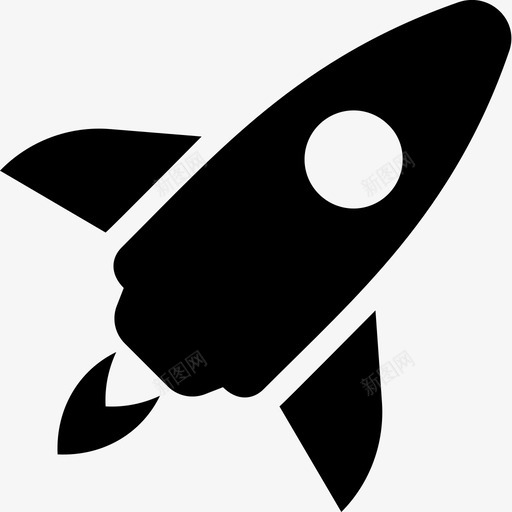 火箭探索导弹图标svg_新图网 https://ixintu.com 宇宙飞船 导弹 探索 火箭 科学 科学和技术雕文图标集