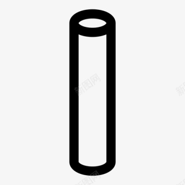 柱子圆柱体管子图标图标