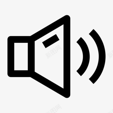 音乐扬声器图标图标