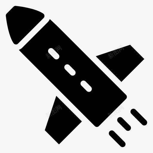 火箭汽车运输图标svg_新图网 https://ixintu.com 旅行 汽车 火箭 车辆 运输 运输字形图标