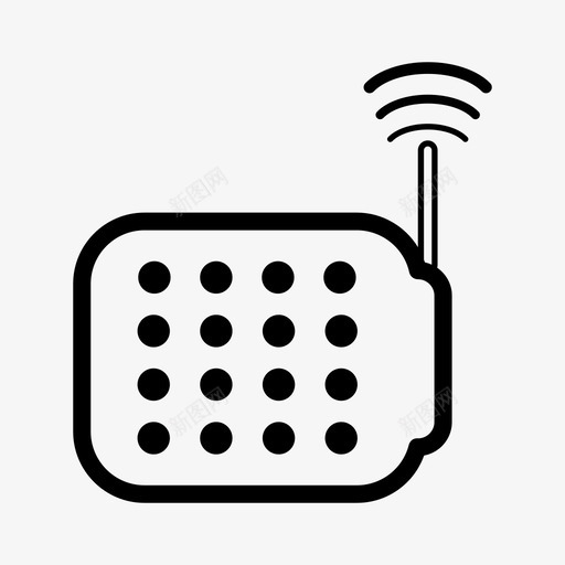 wifi路由器互联网网络信号wifi图标svg_新图网 https://ixintu.com wifi路由器 互联网网络 信号wifi 电子