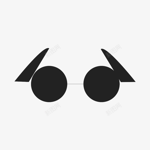 眼镜眼科光学图标svg_新图网 https://ixintu.com 光学 眼科 眼镜 阅读眼镜