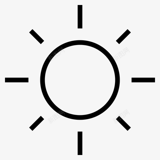 weather_sunsvg_新图网 https://ixintu.com weather_sun