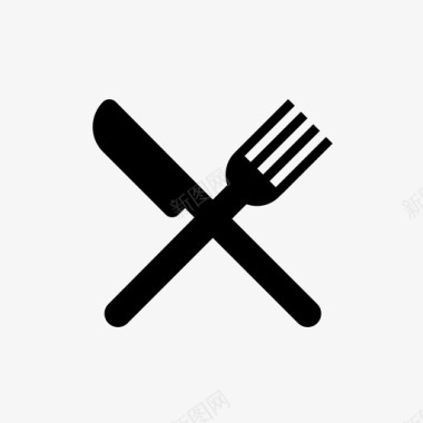 餐厅吃的叉子图标图标