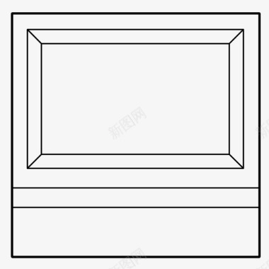 电视娱乐监视器图标图标