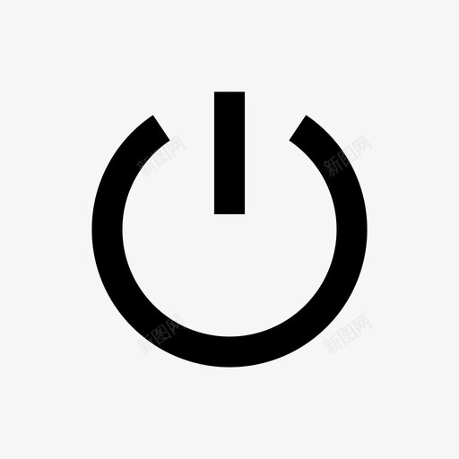 电源电池按钮图标svg_新图网 https://ixintu.com 开关 按钮 电气 电池 电源 能源 设备