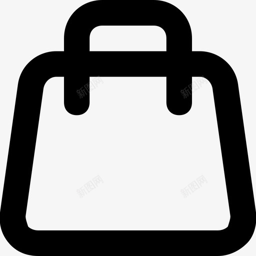 手袋钱包肩包图标svg_新图网 https://ixintu.com 女包 手袋 电子平滑线图标 肩包 钱包