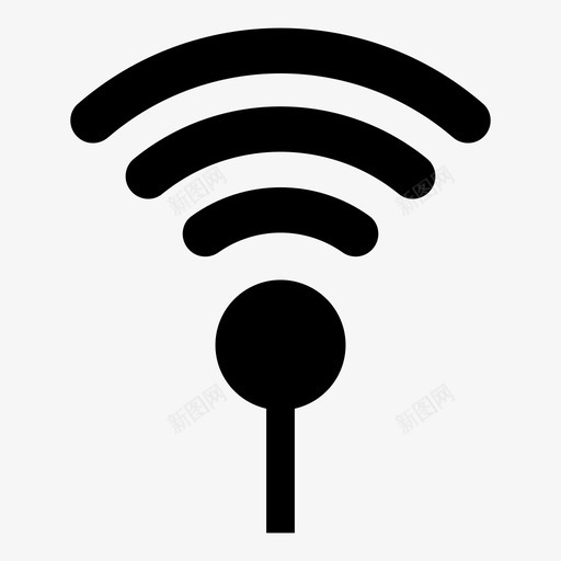 wifi互联网wifi图标svg_新图网 https://ixintu.com wifi 互联网