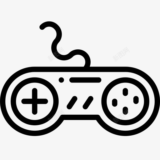 snes控制器gamepad游戏图标svg_新图网 https://ixintu.com gamepad snes控制器 复古技术概述 游戏 视频游戏