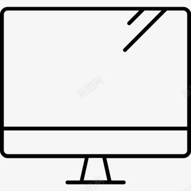 计算机显示器mac图标图标