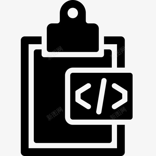 html剪贴板代码文件图标svg_新图网 https://ixintu.com html剪贴板 代码 函数 剪贴板函数 文件